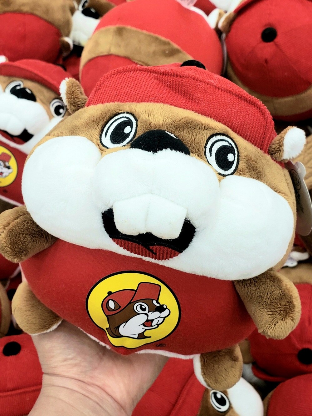 Buc-ee's Stuffed Beaver Ball Plush Toy, Soft Interactive Play Buddy
